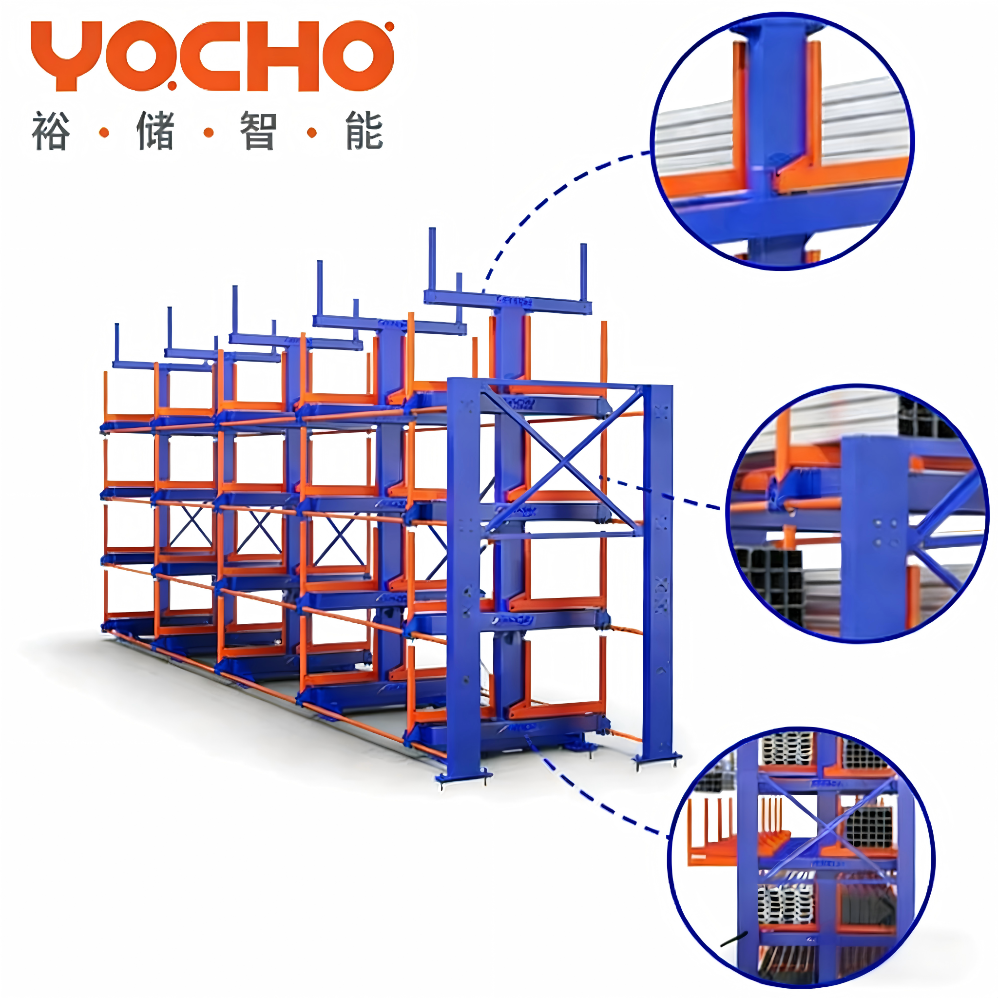 Mga Rack Para sa Pag-iimbak ng Steel High Load-Bearing Cantilever Storage Racks